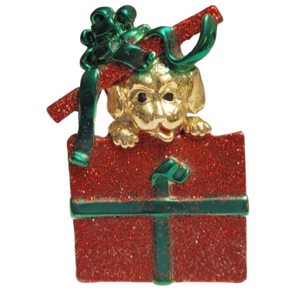 Ajc Jewelry - Vintage AJC "Puppy Dog Surprise" Brooch